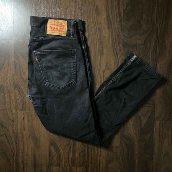 31W X 30L Black Levis Strauss Jeans - Picture 4 of 4